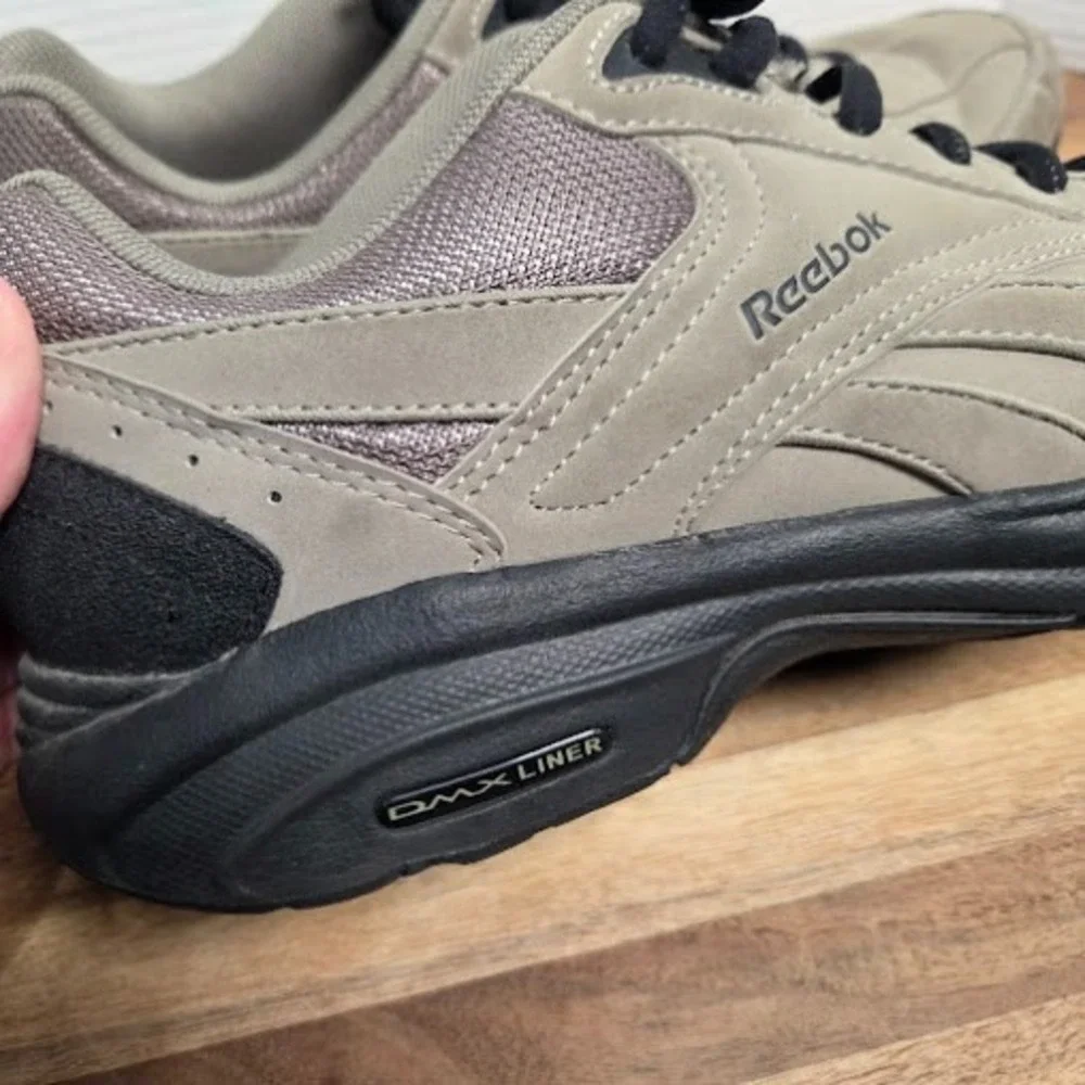 Reebok Walk Ultra 7 DMX Max Men's 10 Taupe Athletic Walking Sneakers‎ RB 412 KTS